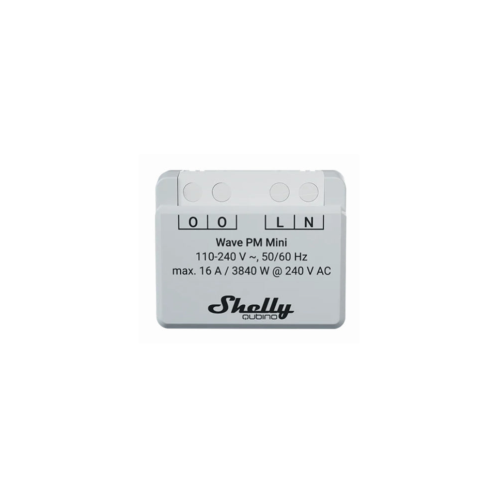 Shelly Wave PM Mini 16A AC Smart Power Meter Energy Monitor Z-Wave