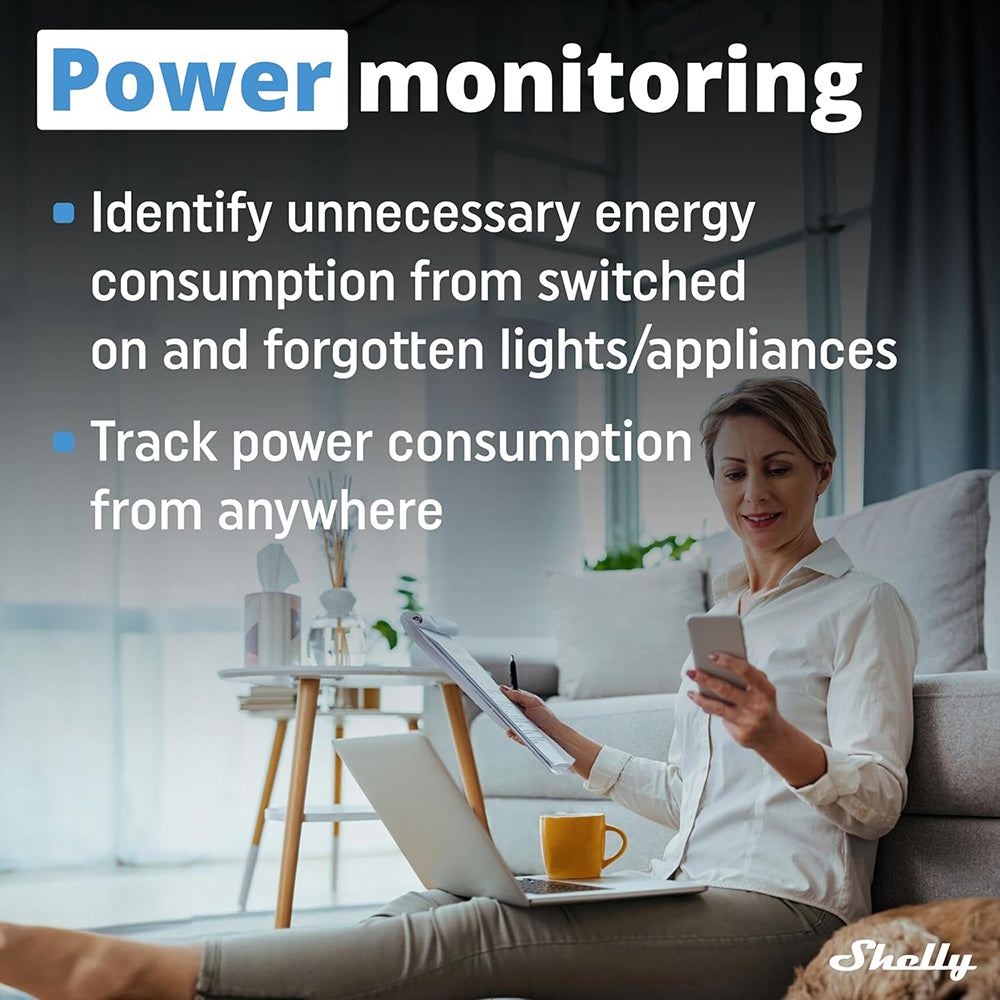 Shelly Wave PM MINI 16A AC Smart Energiemessgerät Stromzähler Z-WAVE