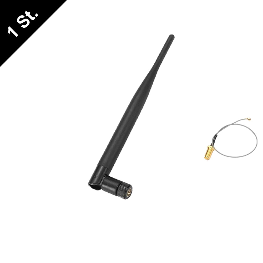 6dBi ANTENNA + cable RP-SMA U-FL 2.4G 5Ghz WLAN dual band Fritz!Box Speedport NEW