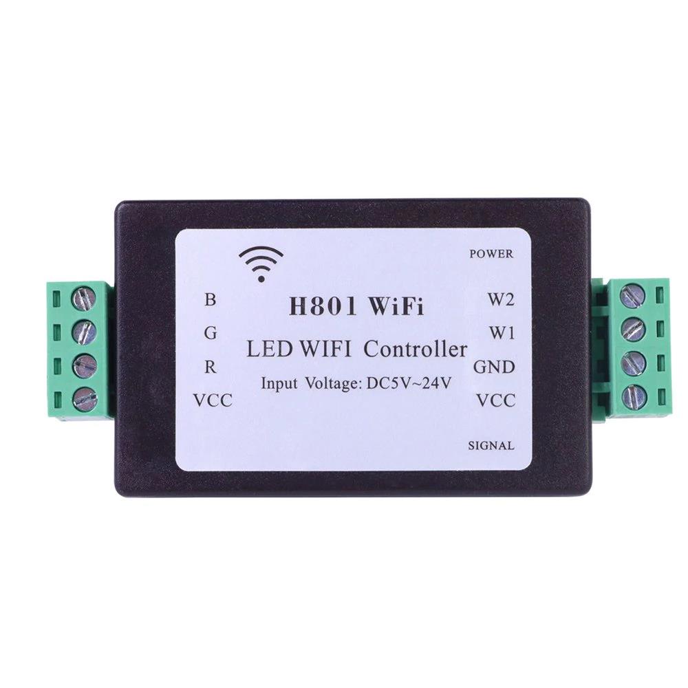 H801 ESP8266 LED WiFi RGBWW Controller für LED Stripes DC 5-24V Tasmota 15