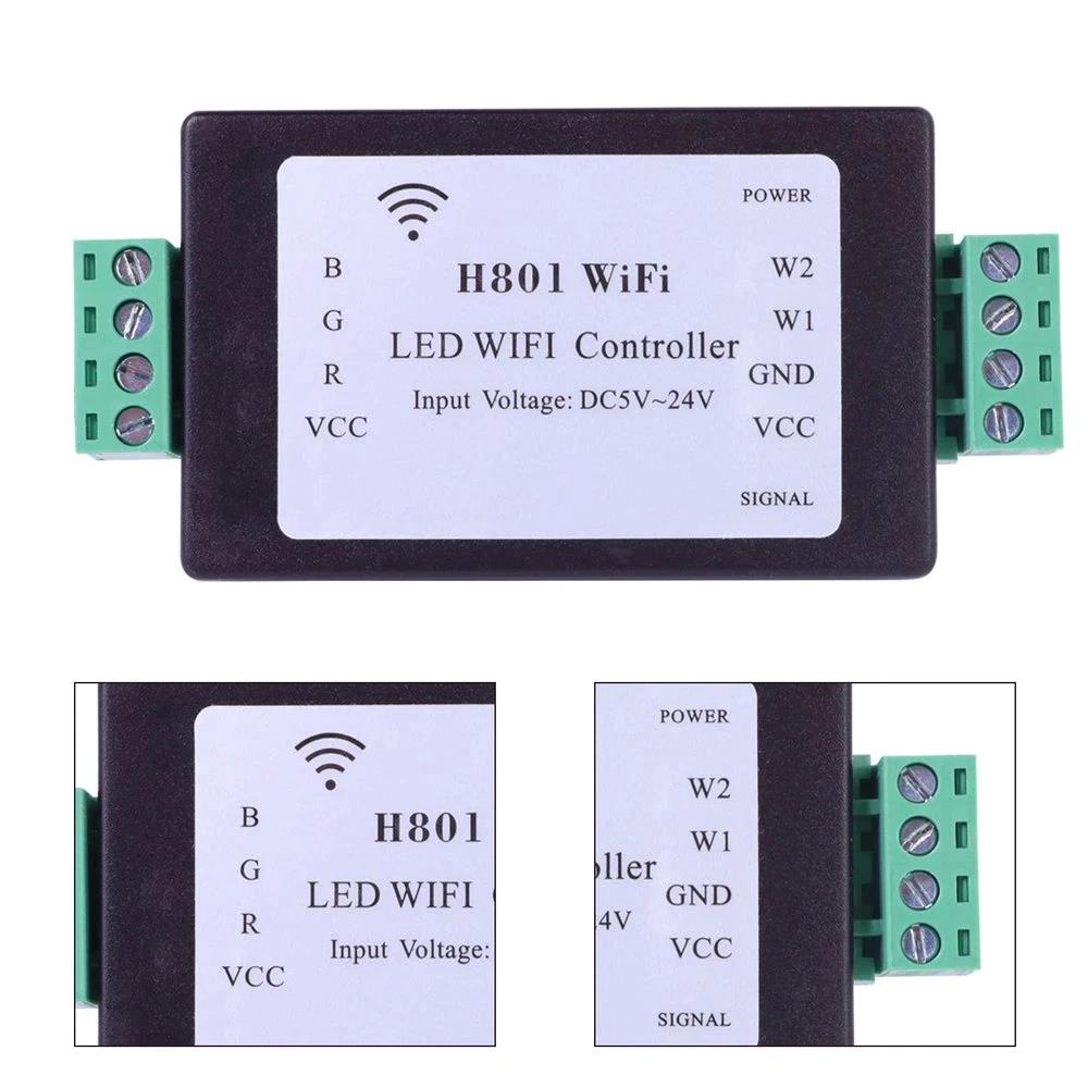 H801 ESP8266 LED WiFi RGBWW Controller für LED Stripes DC 5-24V Tasmota 15