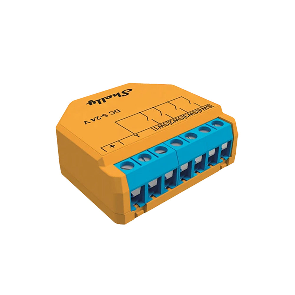 Shelly Plus i4DC 4 channel smart control unit opt. Plus Addon & DS18B20 Temp Sensor
