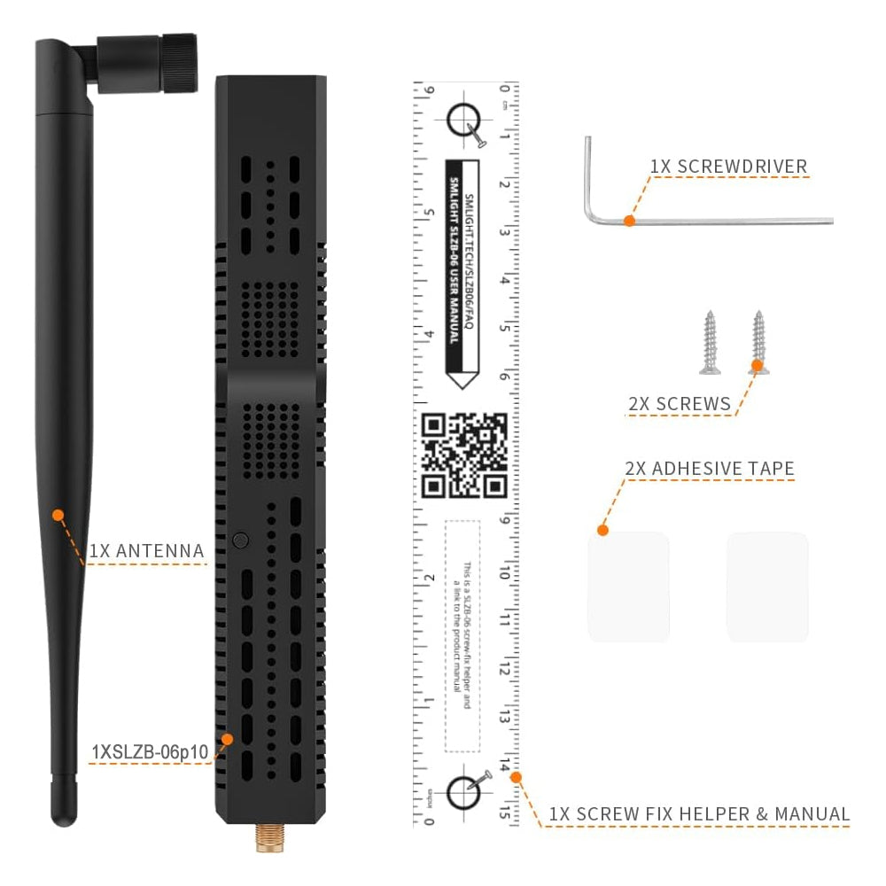 SMLIGHT SLZB-06p10U Zigbee LAN PoE USB Wi-Fi Adapter Zigbee2MQTT ZHA CC2674P10