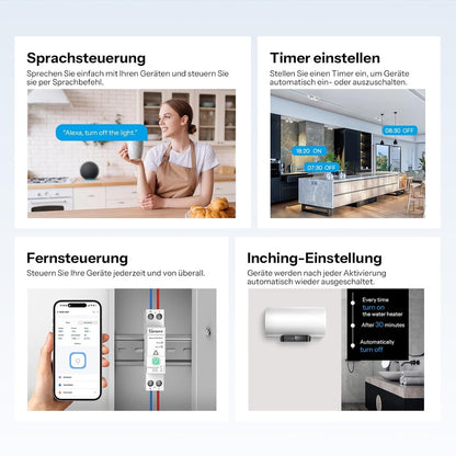 Sonoff BASIC-1GSP DIN Rail – Smart 32A Relay Energy Monitoring WiFi Matter BT