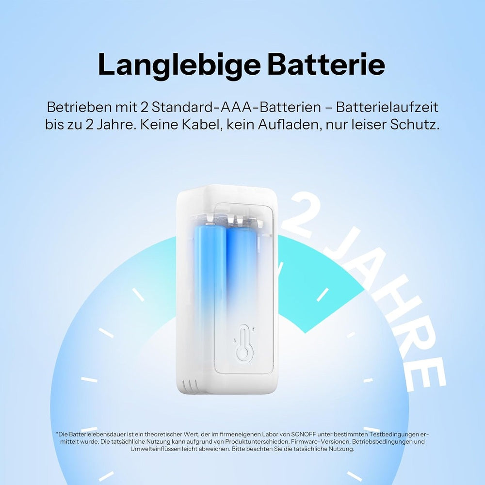 Sonoff SNZB-02B AirGuard TH Lite Zigbee 3.0 Temperatur Feuchte Sensor