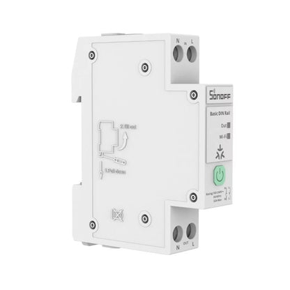 Sonoff BASIC-1GSP DIN Rail – Smart 32A Relay Energy Monitoring WiFi Matter BT