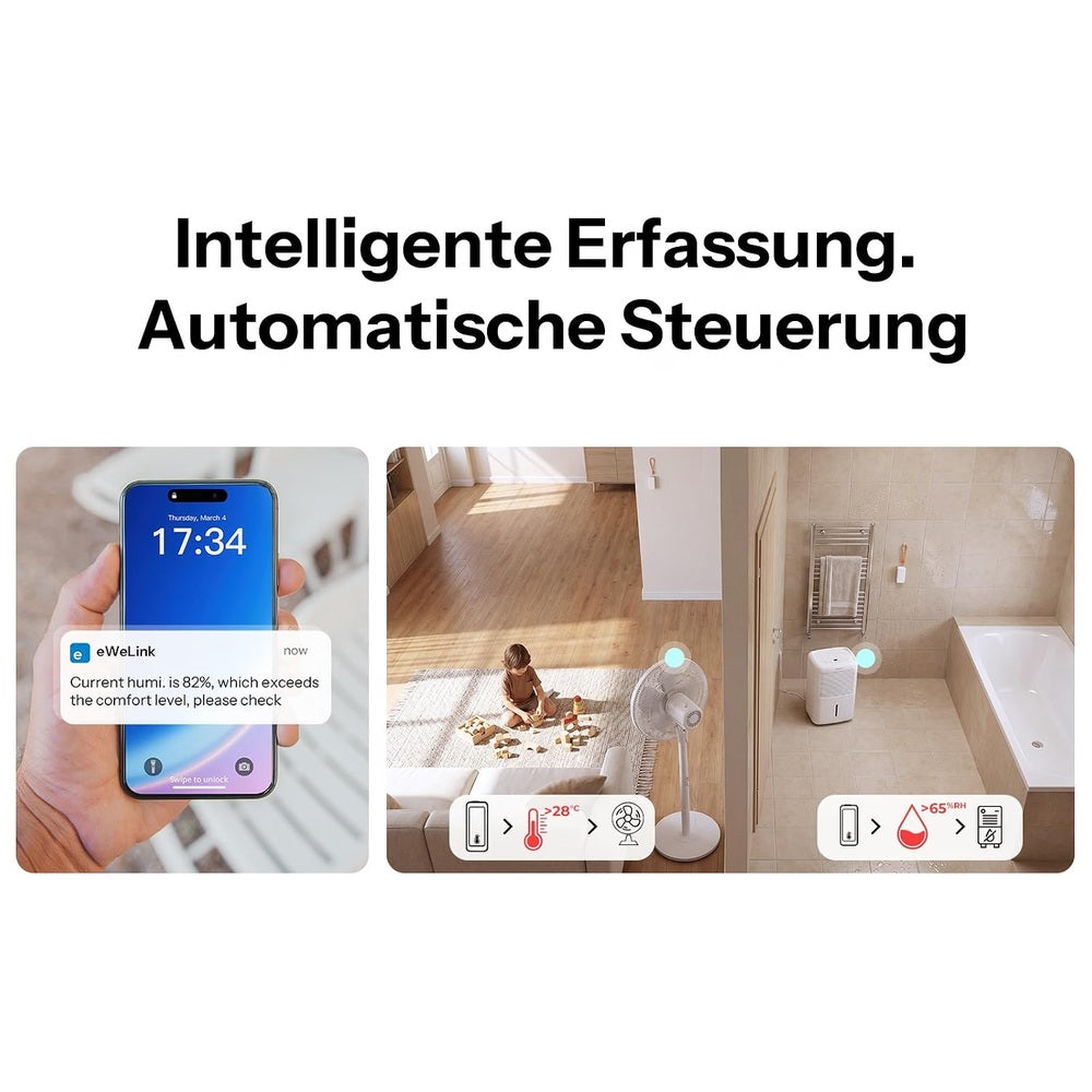 Sonoff SNZB-02B AirGuard TH Lite Zigbee 3.0 Temperatur Feuchte Sensor