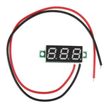 Load the image into the gallery viewer, LED Voltmeter Voltage Digital Display 0.28 Inch 2.5V-30V - Various Colors - NEW

