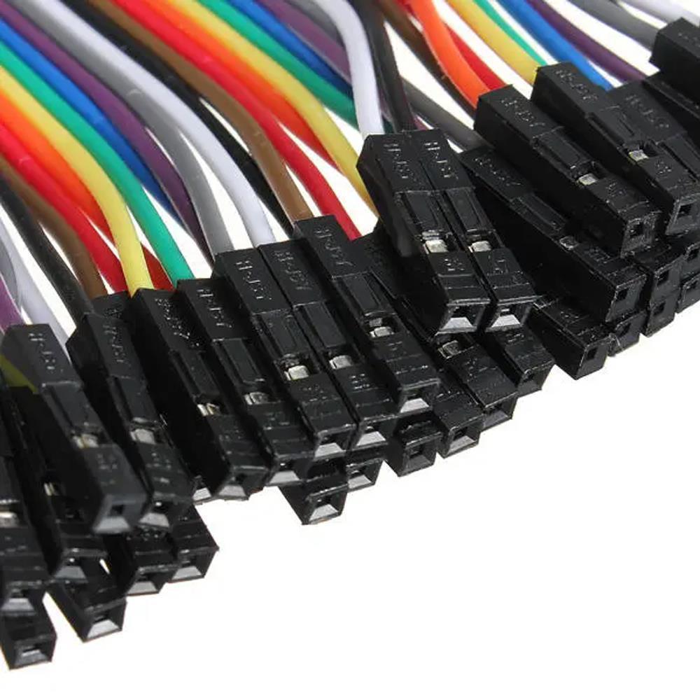 40 Pin Dupont Jumper Cable 10/20/30cm F-F, M-M, M-F 2.54mm Breadboard Arduino