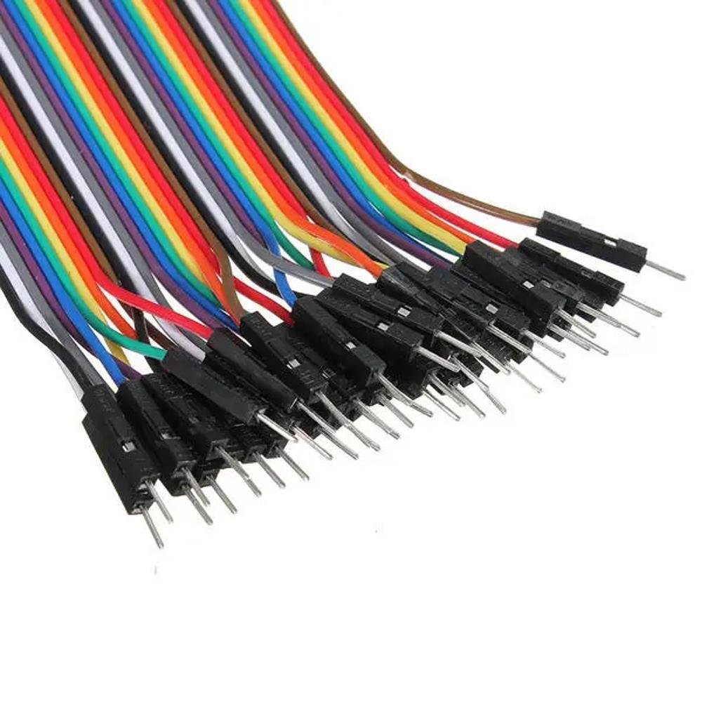 40 Pin Dupont Jumper Cable 10/20/30cm F-F, M-M, M-F 2.54mm Breadboard Arduino
