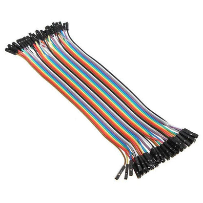 40 Pin Dupont Jumper Cable 10/20/30cm F-F, M-M, M-F 2.54mm Breadboard Arduino