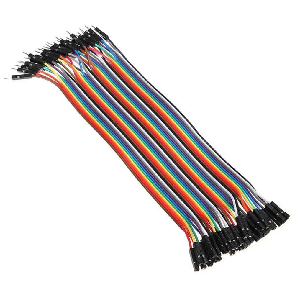 40 Pin Dupont Jumper Cable 10/20/30cm F-F, M-M, M-F 2.54mm Breadboard Arduino