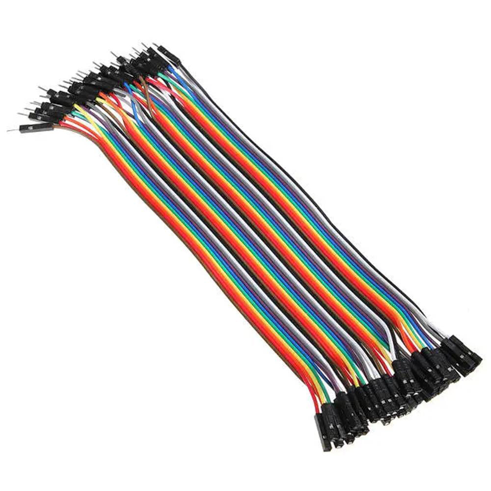 40 Pin Dupont Jumper Cable 10/20/30cm F-F, M-M, M-F 2.54mm Breadboard Arduino