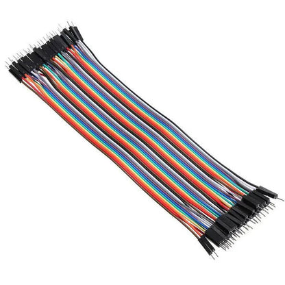 40 Pin Dupont Jumper Cable 10/20/30cm F-F, M-M, M-F 2.54mm Breadboard Arduino