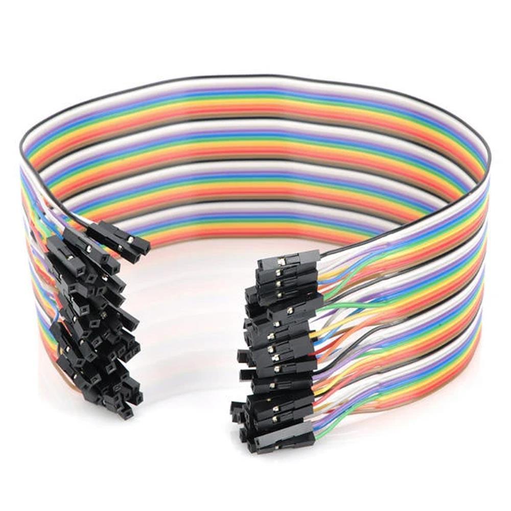 40 Pin Dupont Jumper Cable 10/20/30cm F-F, M-M, M-F 2.54mm Breadboard Arduino