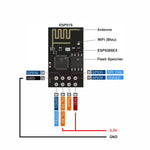 Load the image into the gallery viewer, ESP-01S ESP8266 Programmer Adapter WiFi Module Arduino IDE, IoT, Tasmota
