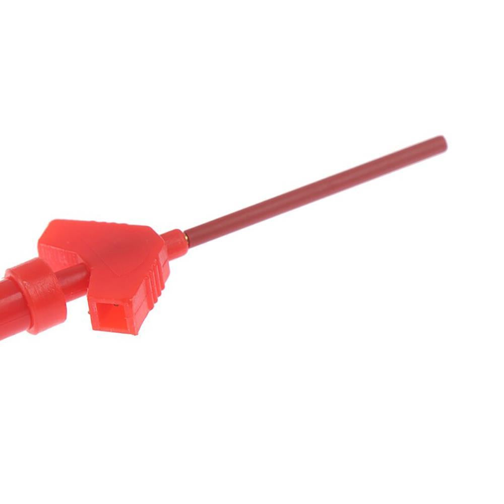 Cleqee 6x farbige SMD IC Test Haken Hook Clip Mini Grabbers Prüfspitze Dupont