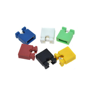 10-100x Steckbrücke Jumper Adressierstecker Kurzschluss Pitch RM 2,54mm offen