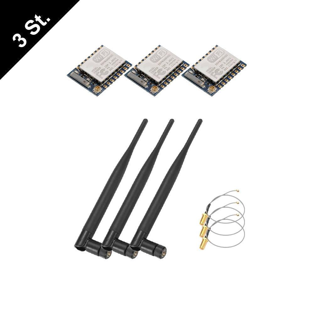 ESP-07 ESP8266 WiFi Serial Modul Arduino IDE, IoT, opt. ext. Antenne Tasmota 14