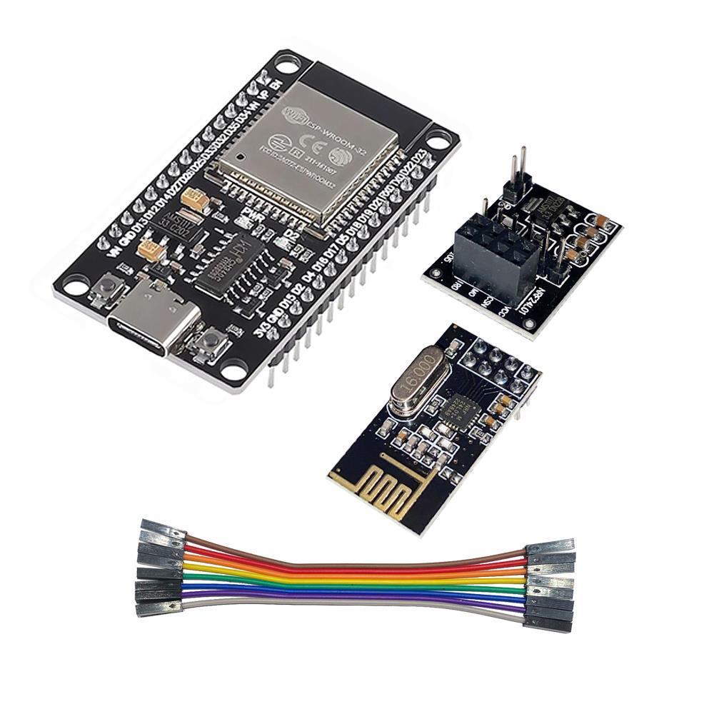 OpenDTU Hoymiles DIY Kit - ESP32 + Display + NRF24L01+ Modul + Socket + Kabel