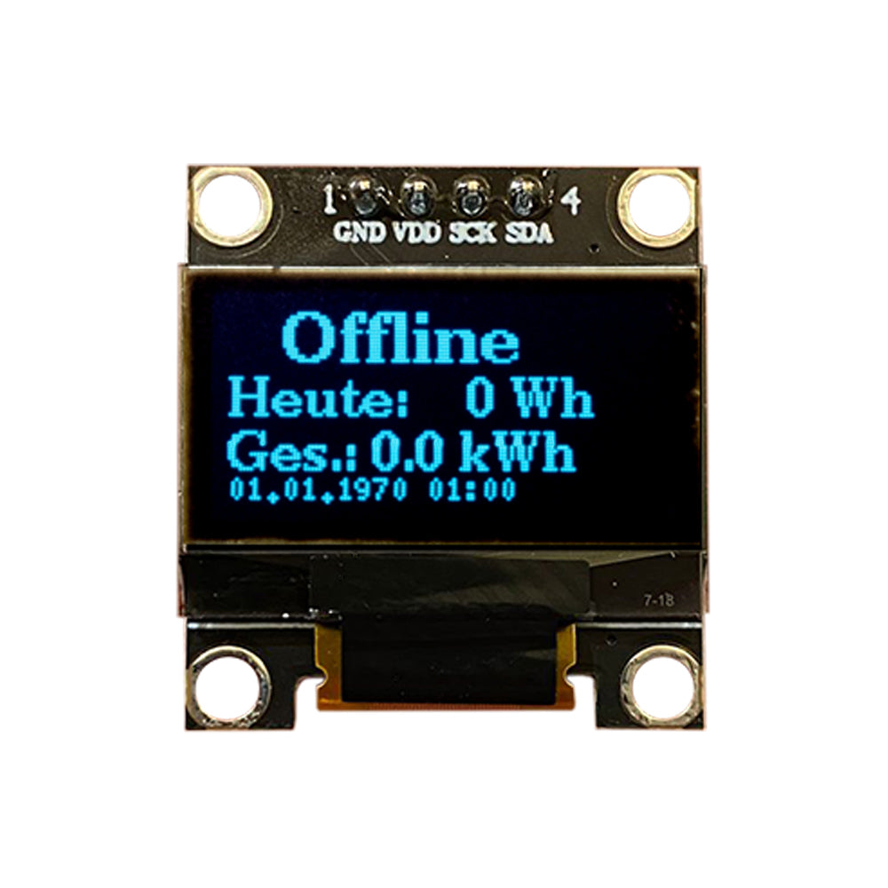 OpenDTU Hoymiles DIY Kit - ESP32 + Display + NRF24L01+ Module + Socket + Cable