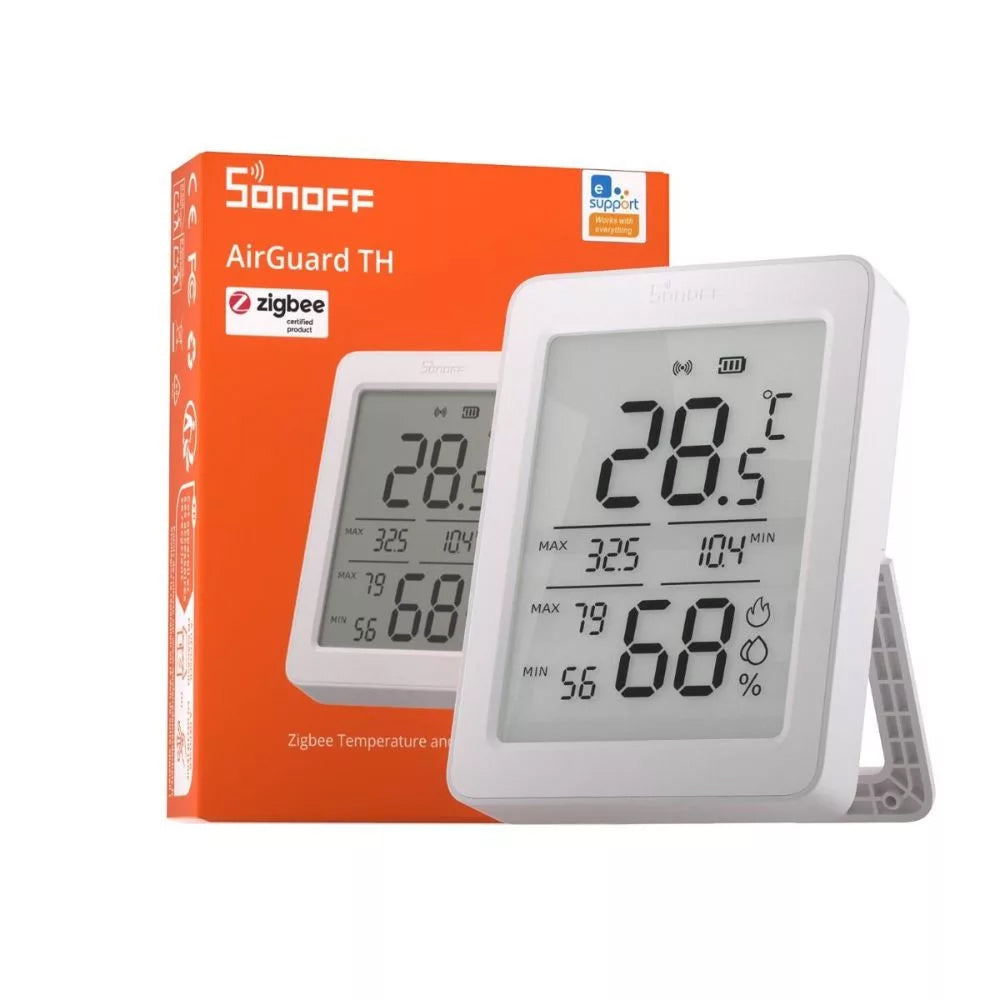 SONOFF AirGuard TH SNZB-02DR2 Zigbee Temperature Humidity Sensor 3.6 Zoll LCD