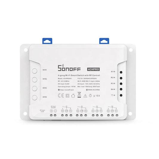 SONOFF 4CH PROR3 - WiFi + 433MHz - Tasmota 13 - Alexa kompatibel - iobroker