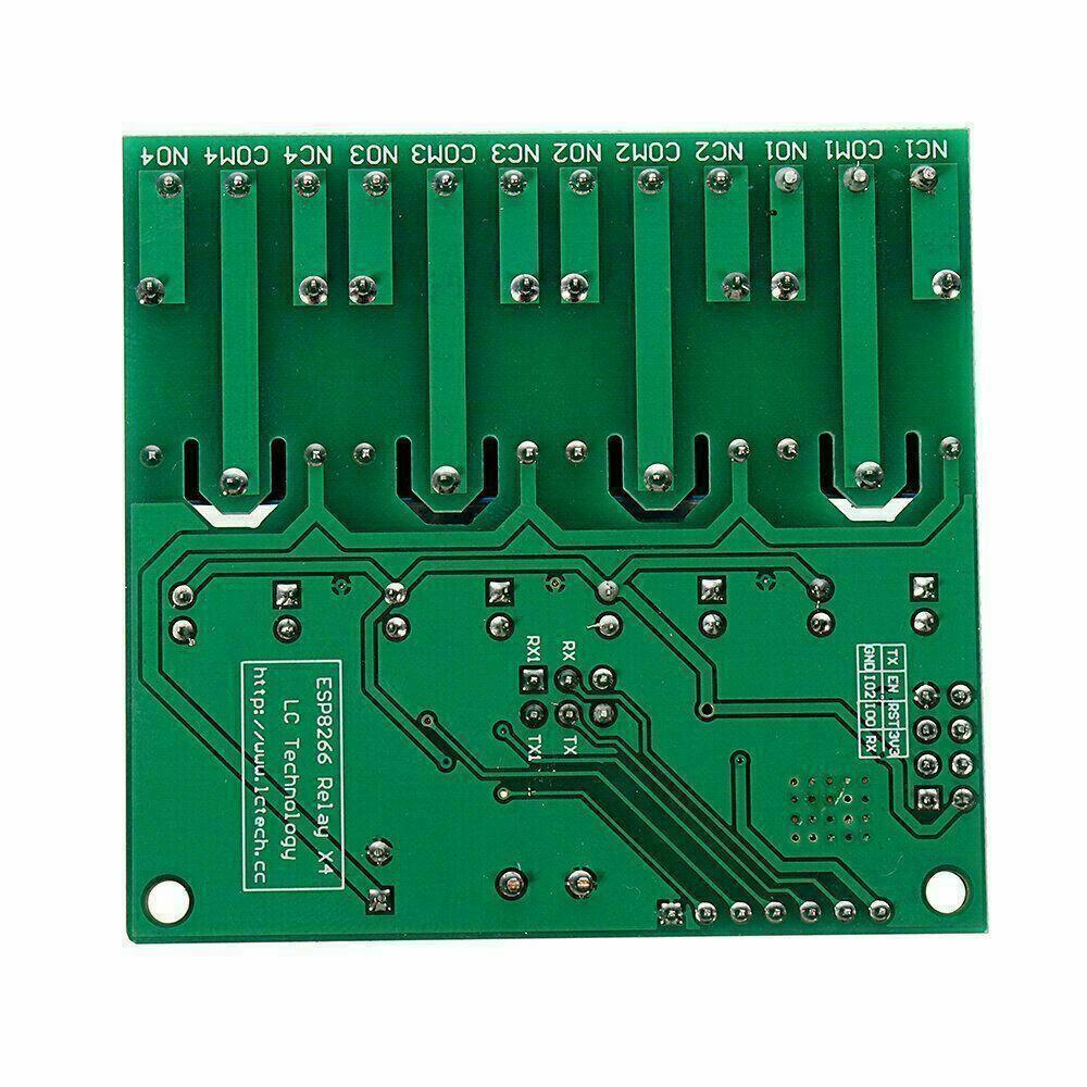 LC Technology 12V 4 Channel Relay 4 Channel Relay ESP8266 WIFI - Tasmota 14 NEW