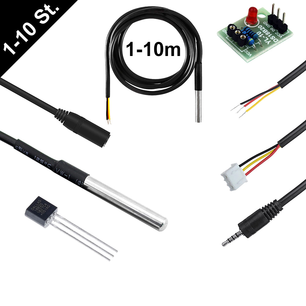 DS18B20 Wasserdichter Temperatur Sensor DIY Smart Home Sonoff Arduino Raspberry