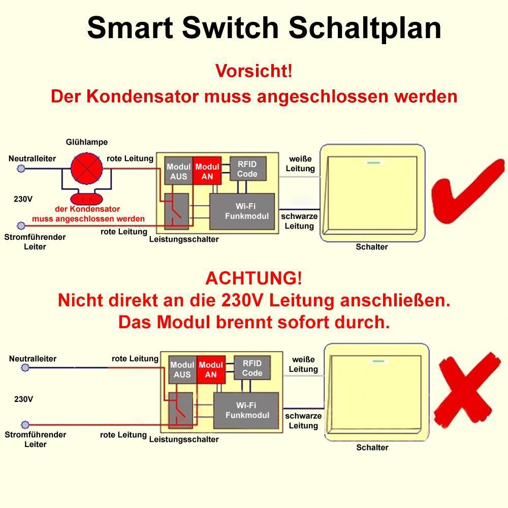 eWeLink Sonoff SA-018 WiFi Smart Switch Schalter ohne Neutralleiter Tasmota 13