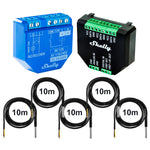 Lade das Bild in den Galerie-Viewer, Shelly Plus 1 + Plus Addon + DS18B20 Temp Sensor 16A DC-AC Smart WiFi Relais
