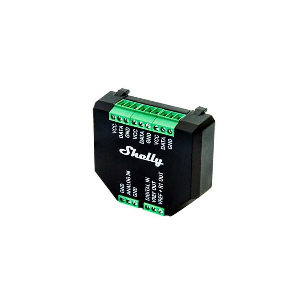 Shelly Plus 1 16A DC-AC Smart WiFi relay opt. plus add-on & DS18B20 temperature sensor