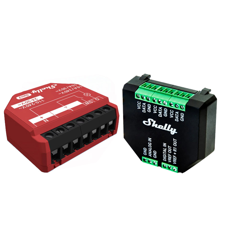 Shelly 1PM Gen3 16A DC-AC Power Metering opt. Plus Addon & DS18B20 Temp Sensor