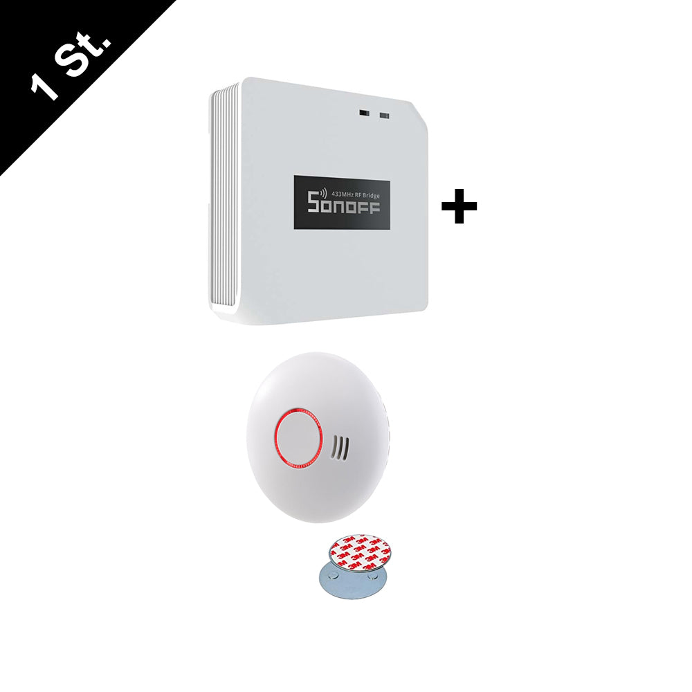 Sonoff RF BridgeR2 WiFi+Radio Smart Hub + Smoke Detector Heat Detector MQTT Tasmota