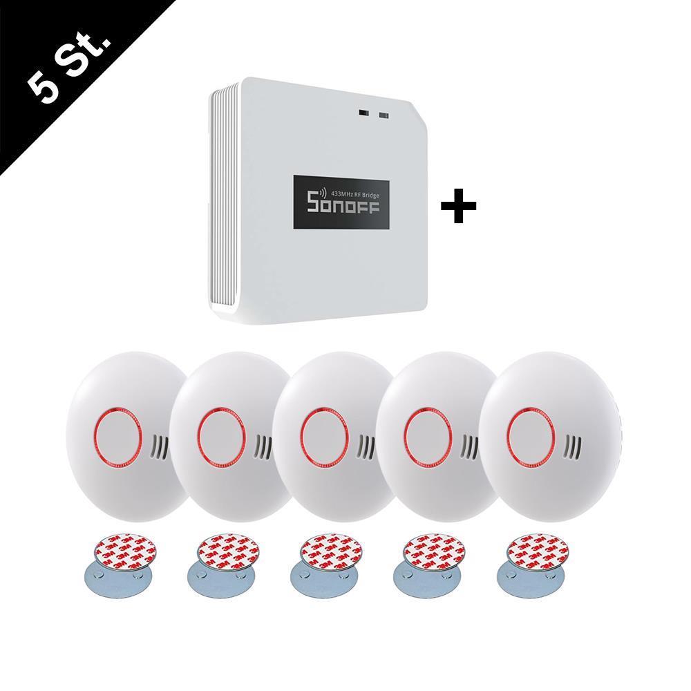 Unitec EIM-213 Funk Rauchmelder Sonoff RF BridgeR2 WiFi RF Smart Hub Tasmota 15