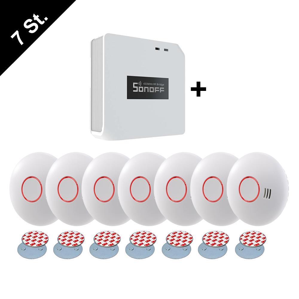 Unitec EIM-213 Funk Rauchmelder Sonoff RF BridgeR2 WiFi RF Smart Hub Tasmota 15