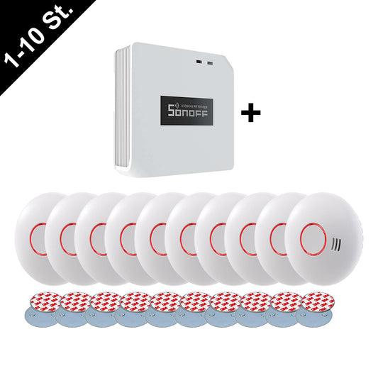 Sonoff RF BridgeR2 WiFi+Radio Smart Hub + Smoke Detector Heat Detector MQTT Tasmota