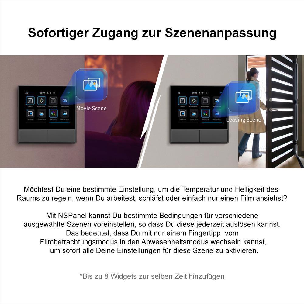 SONOFF NSPanel Touch Display Wandschalter Smart Scene Wall Switch Tasmota 13