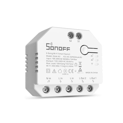 4X SONOFF DUAL R3 WiFi Smart Switch consumption measurement Tasmota 15 Alexa iobroker