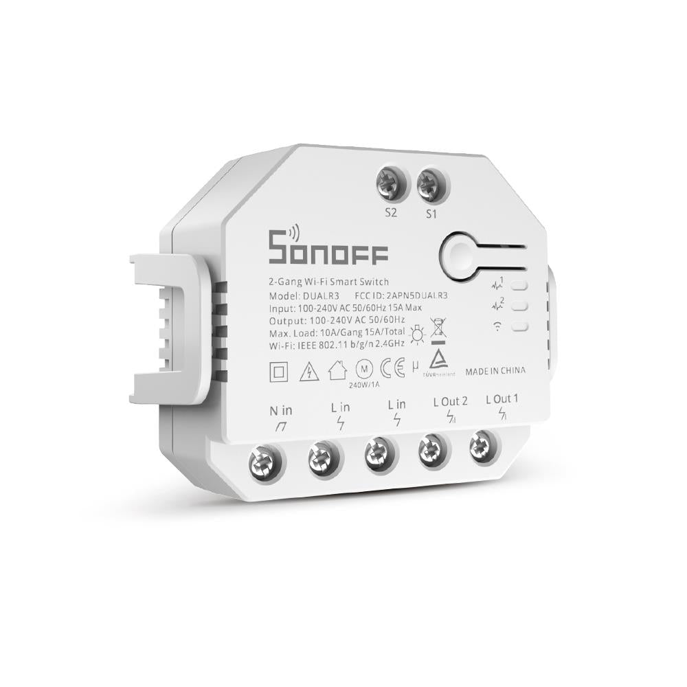 4X SONOFF DUAL R3 WiFi Smart Switch Power Metering - Tasmota Alexa ioBroker