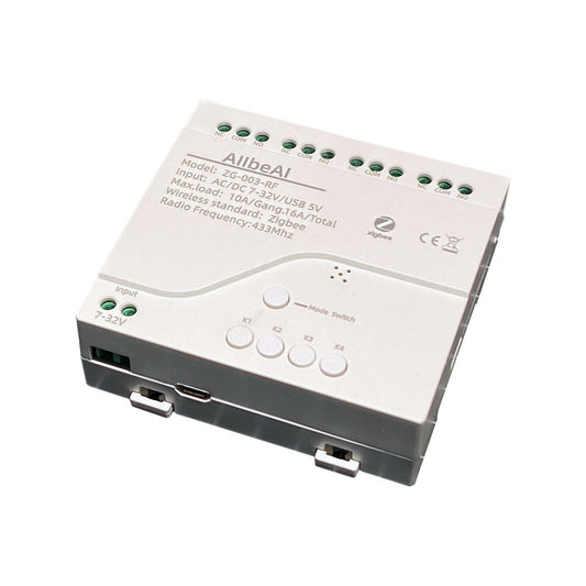 4 Kanal 4CH Zigbee Radio RF 433 Relais Schalter Modul DC AC Gehäuse Remote