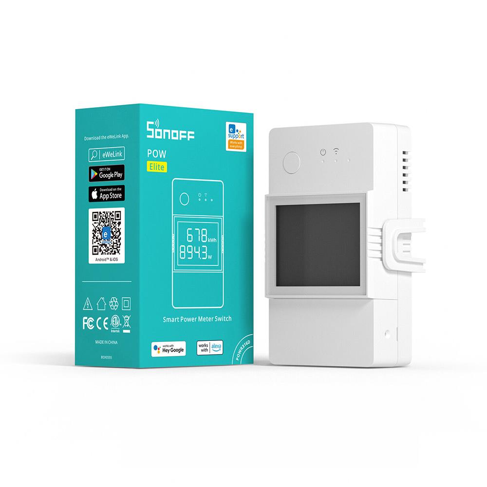 SONOFF POW Elite 16A 20A WiFi Smart Switch with Power Consumption Metering Tasmota