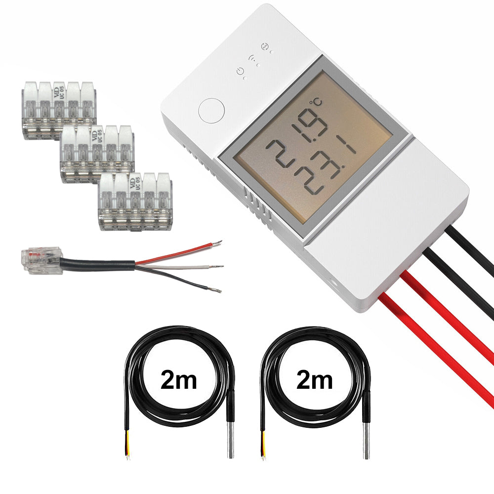 SONOFF THR316D TH Elite 16A WiFi Smart Switch Tasmota 15 opt. 4x DS18B20 1-5m