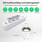 Lade das Bild in den Galerie-Viewer, 8X Nous A1T 16A 3680W Verbrauchsmessung WiFi Smart Socket Tasmota preinstalled
