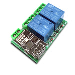 Load the image into the gallery viewer, LC Technology ESP8266 5V 2 Channel Relay 2 Channel Relay WiFi - TASMOTA NEW

