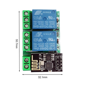 LC Technology ESP8266 5V 2 Channel Relay 2 Channel Relay WiFi - TASMOTA NEW