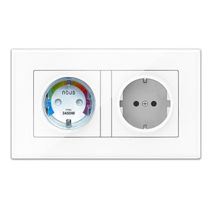2X Nous A1T 16A 3680W Consumption Measurement WiFi Smart Socket Tasmota preinstalled