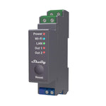 Load the image into the gallery viewer, Shelly Pro 2 WiFi LAN 2 Channel DIN Rail Relay Switchch Actuator Tasmota
