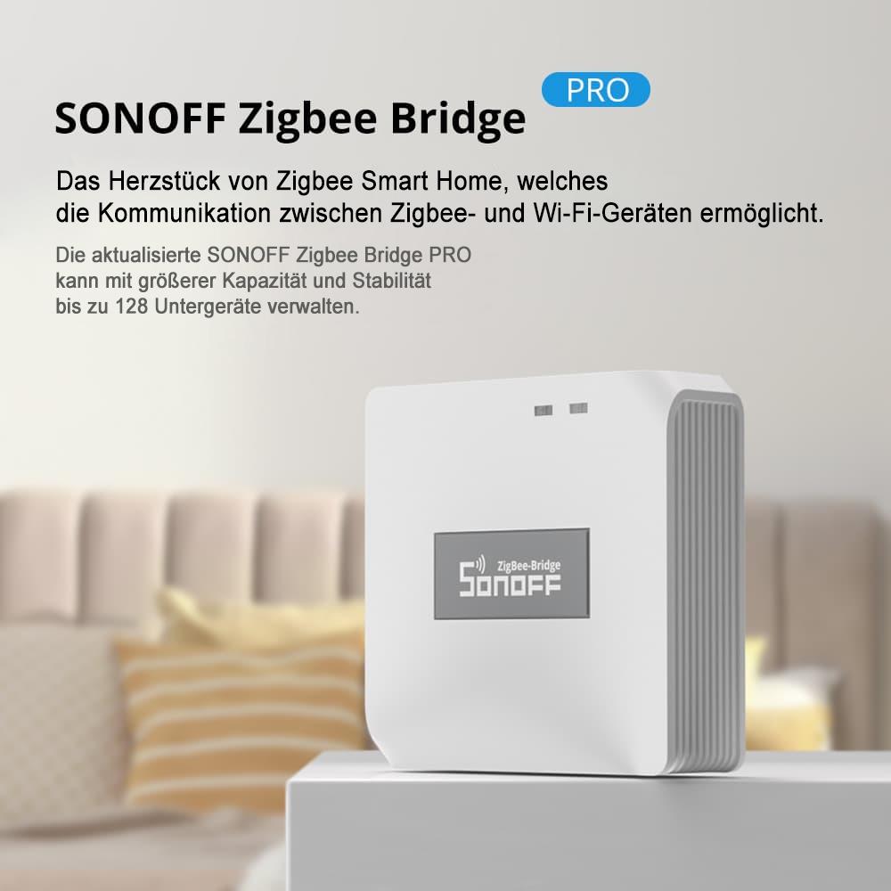 SONOFF ZBBRIDGE PRO Zigbee 3.0 Bridge WiFi MQTT Home Assistant ZHA Tasmota
