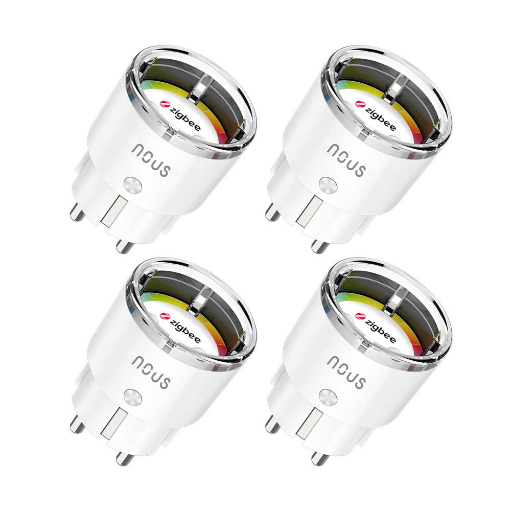 4X Nous A1Z 10A 2500W consumption measurement ZigBee 3.0 Smart Socket - Alexa - Google